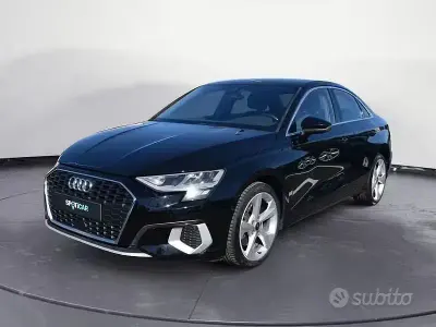Usata Audi A3 Advanced 150 CV (110 kW) 2021 Nero Berlina