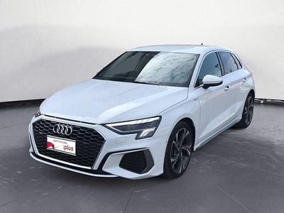 Usata Audi A3 S-Line 150 CV (110 kW) 2022 Bianco ghiaccio metallizzato Berlina