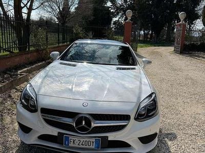 Usata Mercedes SLC250 204 CV (150 kW) 2017 Bianco Cabrio