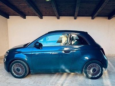 Usata Fiat 500e Icon 86 kW (118 CV) 2022 Verde Cabrio
