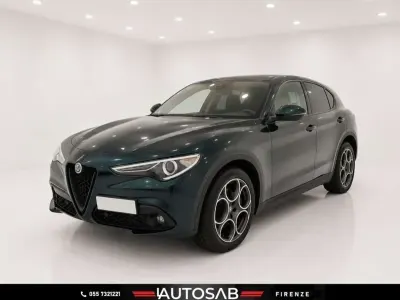 Usata Alfa Romeo Stelvio Sprint 190 CV (139 kW) 2021 Verde SUV