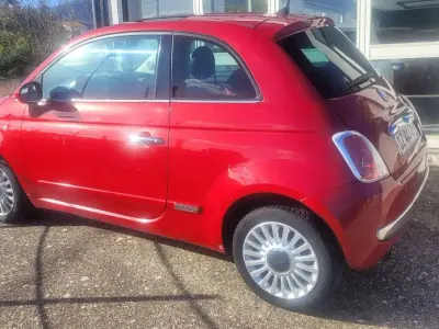 Usata Fiat 500 Lounge 69 CV (50 kW) 2010 Rosso Utilitaria