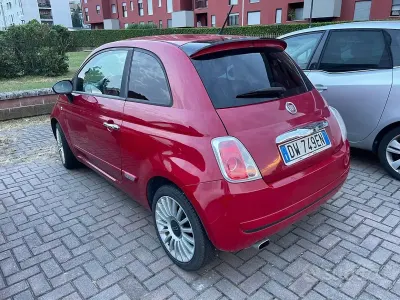 Usata Fiat 500 Sport 69 CV (50 kW) 2009 Rosso Cabrio