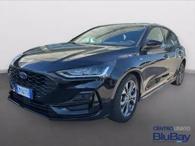 Usata Ford Focus ST-Line X 125 CV (91 kW) 2023 Agate black (metallizzato) Berlina