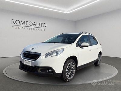 Usata Peugeot 2008 Allure 82 CV (60 kW) 2014 Bianco pastello SUV