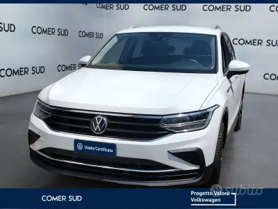 Usata VW Tiguan Life 122 CV (89 kW) 2022 Bianco SUV