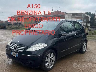 Usata Mercedes A150 Elegance 95 CV (69 kW) 2007 Blu Coupé