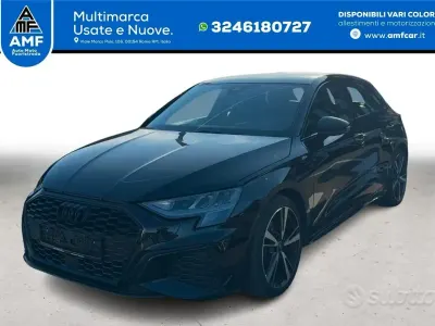 Usata Audi A3 S-Line 150 CV (110 kW) 2023 Nero Berlina