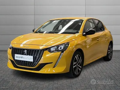 Usata Peugeot 208 Allure 74 CV (54 kW) 2022 Giallo Utilitaria