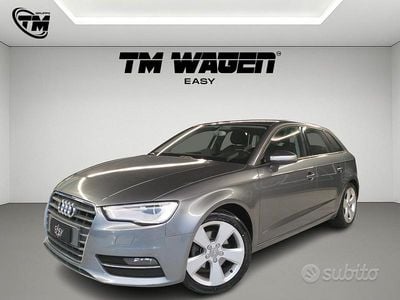 Usata Audi A3 Ambition 110 CV (80 kW) 2015 Grigio Berlina