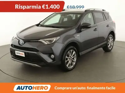 Usata Toyota RAV4 Hybrid Lounge 155 CV (114 kW) 2017 Grigio SUV