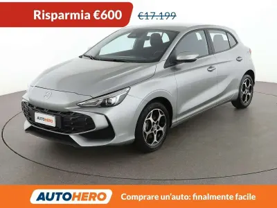 Usata MG MG3 Comfort 102 CV (75 kW) 2024 Argento Utilitaria