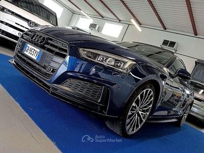 Usata Audi A5 Sportback S-Line 190 CV (139 kW) 2018 Blu/azzurro Utilitaria