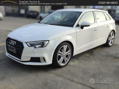 Usata Audi A3 Sport 150 CV (110 kW) 2019 Bianco Berlina