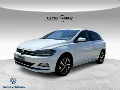 Begagnad VW Polo Highline 95 HK (69 kW) 2020 Vit Halvkombi