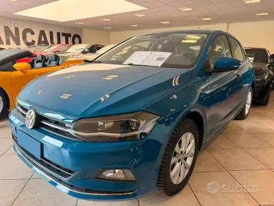 Usata VW Polo Highline 95 CV (69 kW) 2018 Blu Utilitaria