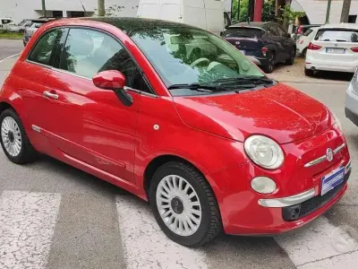 Usata Fiat 500 Lounge 69 CV (50 kW) 2011 Rosso Utilitaria