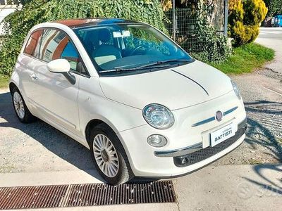 Usata Fiat 500 Lounge 69 CV (50 kW) 2010 Bianco Berlina