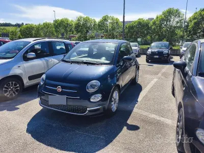 Usata Fiat 500 Lounge 95 CV (69 kW) 2017 Blu Berlina