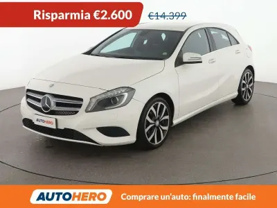 Usata Mercedes A180 109 CV (80 kW) 2015 Bianco Berlina