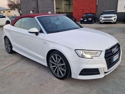 Usata Audi A3 Cabriolet S-Line 150 CV (110 kW) 2016 Bianco Cabrio