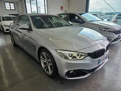 Usata BMW 420 Coupé Sport Line 184 CV (135 kW) 2014 Argento Coupé