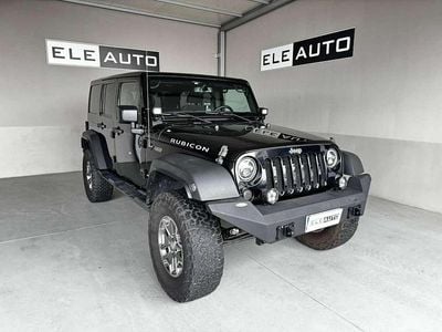 Usata Jeep Wrangler Unlimited Rubicon 200 CV (147 kW) 2015 Nero SUV