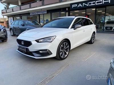 Usata Seat Leon FR 150 CV (110 kW) 2023 Bianco Station wagon