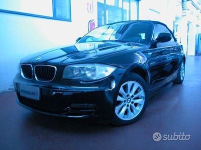Usata BMW 120 Cabriolet 177 CV (130 kW) 2011 Nero Cabrio