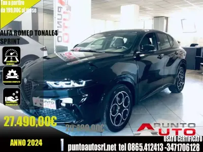 Usata Alfa Romeo Tonale Sprint 131 CV (96 kW) 2024 Nero SUV