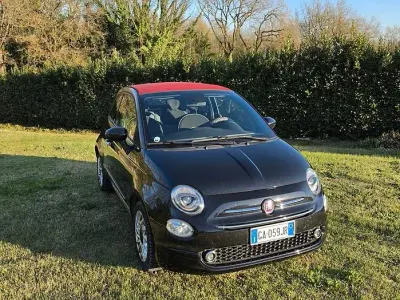 Occasion Fiat 500 69 PK (50 kW) 2020 Zwart Cabriolet
