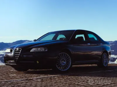Occasion Alfa Romeo 166 Exclusive 240 PK (176 kW) 2004 Zwart Sedan