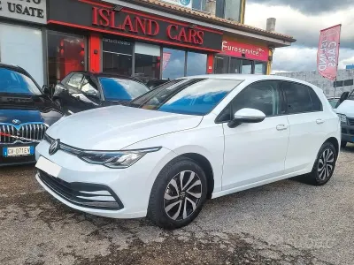 Usata VW Golf VIII Style 131 CV (96 kW) 2022 Bianco Berlina