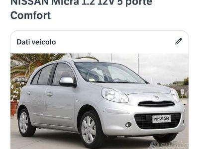 Usata Nissan Micra Comfort 2011 Grigio Utilitaria