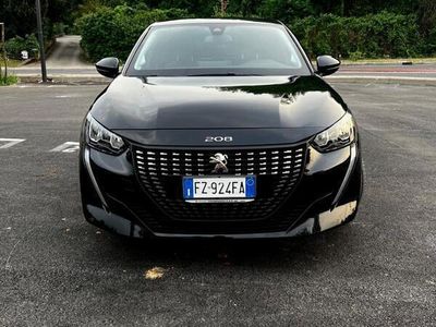 Usata Peugeot 208 101 CV (74 kW) 2020 Nero Utilitaria