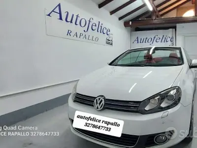 Usata VW Golf Cabriolet 105 CV (77 kW) 2011 Bianco Cabrio