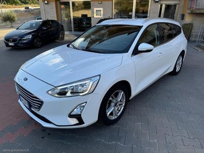Usata Ford Focus Titanium 120 CV (88 kW) 2019 Bianco Station wagon