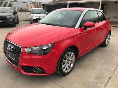 Usata Audi A1 Ambition 91 CV (66 kW) 2014 Rosso Utilitaria