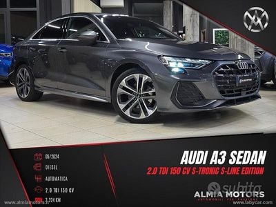 Usata Audi A3 Comfort 150 CV (110 kW) 2024 Grigio Berlina