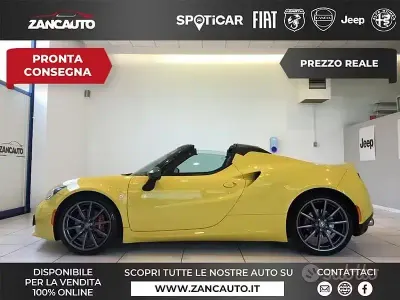 Usata Alfa Romeo 4C 241 CV (177 kW) 2017 Giallo Cabrio