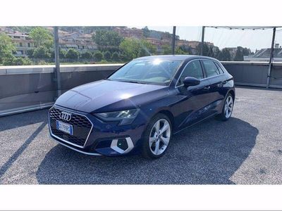 Usata Audi A3 Advanced 150 CV (110 kW) 2021 Blu Berlina