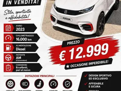 Usata Aixam City GTO 2023 Bianco Berlina