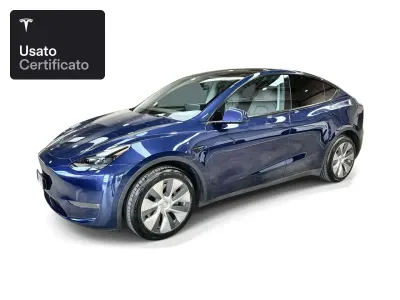 Usata Tesla Model Y Long Range AWD 258 kW (351 CV) 2022 Deep blue metallic SUV