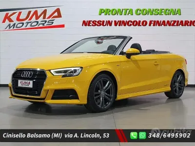 Usata Audi A3 Cabriolet S-Line 190 CV (139 kW) 2018 Giallo Cabrio