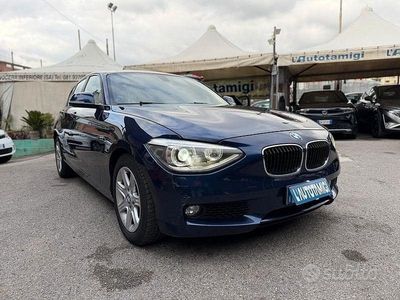 Usata BMW 114 Sport Line 95 CV (69 kW) 2012 Blu Utilitaria