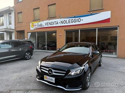 Usata Mercedes C250 Premium 204 CV (150 kW) 2015 Nero Berlina