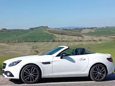 Usata Mercedes SLC300 AMG 245 CV (180 kW) 2016 Bianco Cabrio