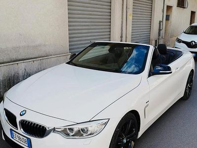 Usata BMW 420 Cabriolet 184 CV (135 kW) 2014 Bianco Cabrio