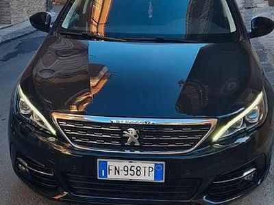 Usata Peugeot 308 131 CV (96 kW) 2018 Nero Berlina
