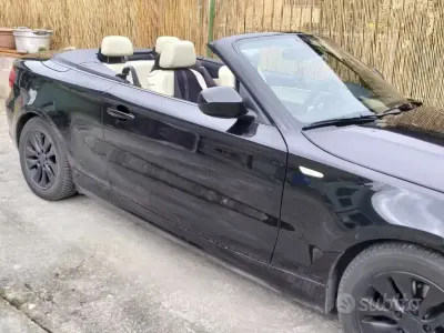 Usata BMW 120 Cabriolet 177 CV (130 kW) 2010 Nero Cabrio